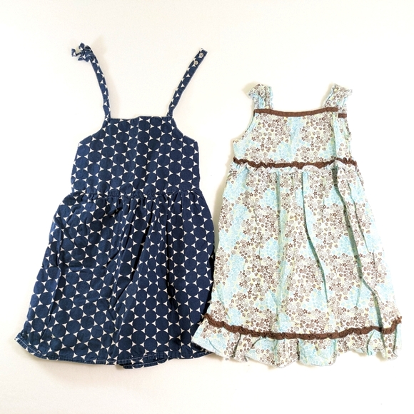 3T Toddler Girls Cotton Summer Dress bundle floral polka dot Sweet Ivy Old Navy - Picture 1 of 8